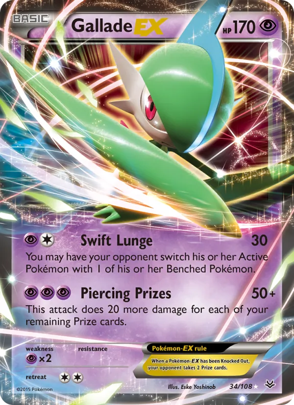 34 Gallade EX – Roaring Skies