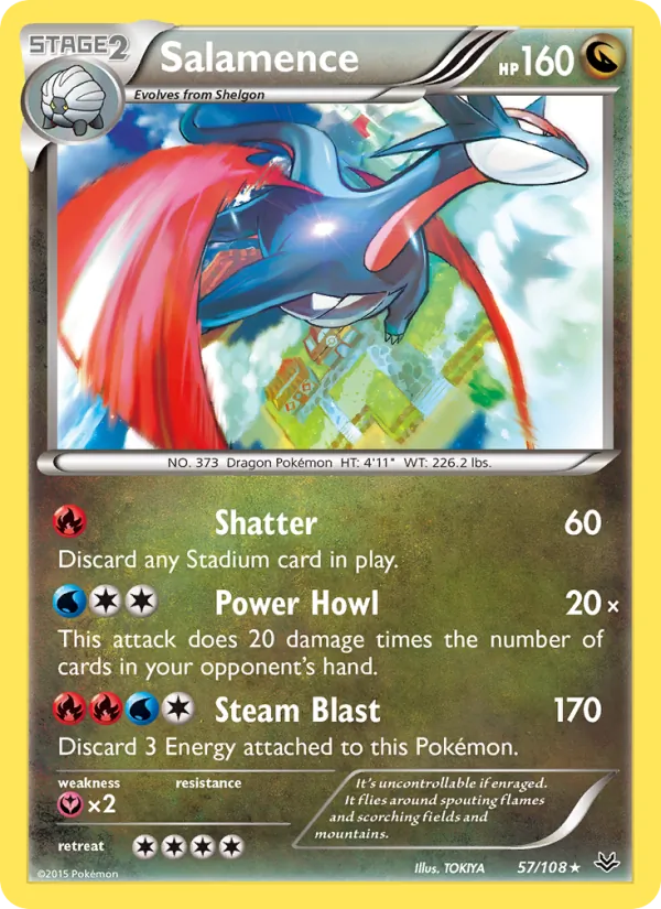 57 Salamence – Roaring Skies
