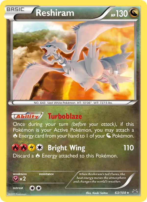 63 Reshiram – Roaring Skies
