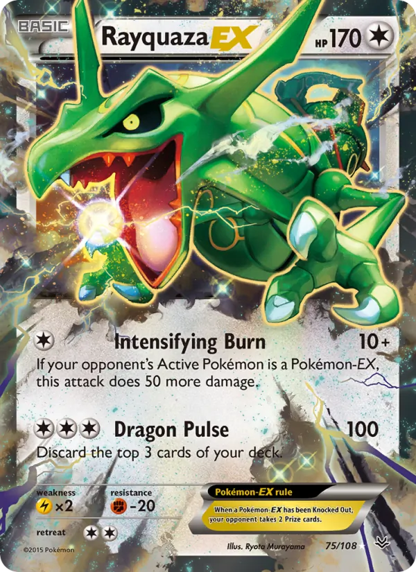 75 Rayquaza EX – Roaring Skies