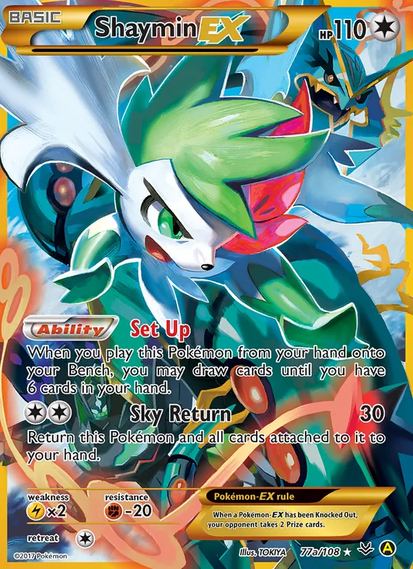 77a Shaymin EX – Roaring Skies