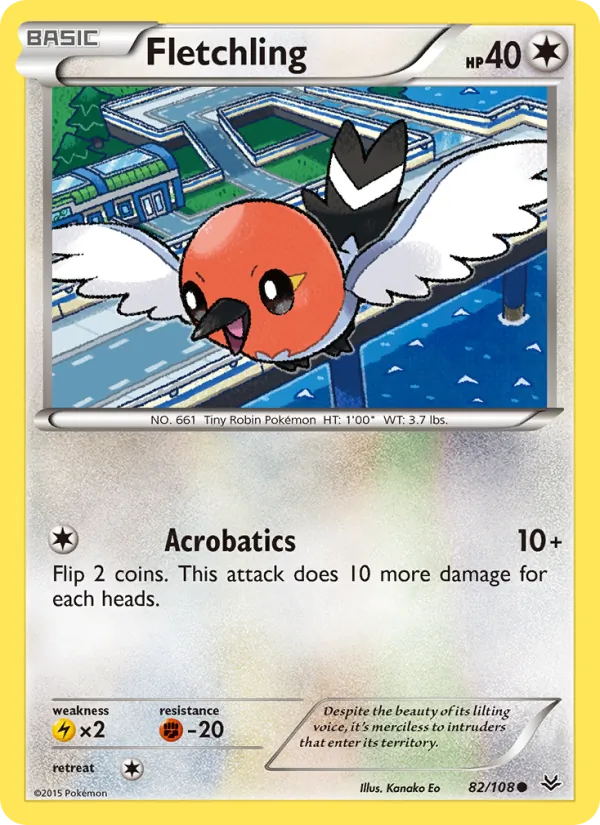 82 Fletchling – Roaring Skies