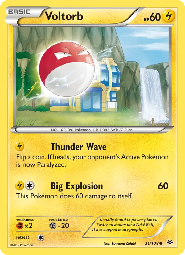 21-RH Voltorb – Roaring Skies
