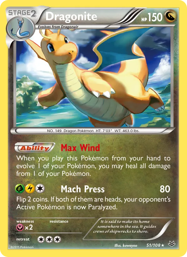 51-RH Dragonite – Roaring Skies