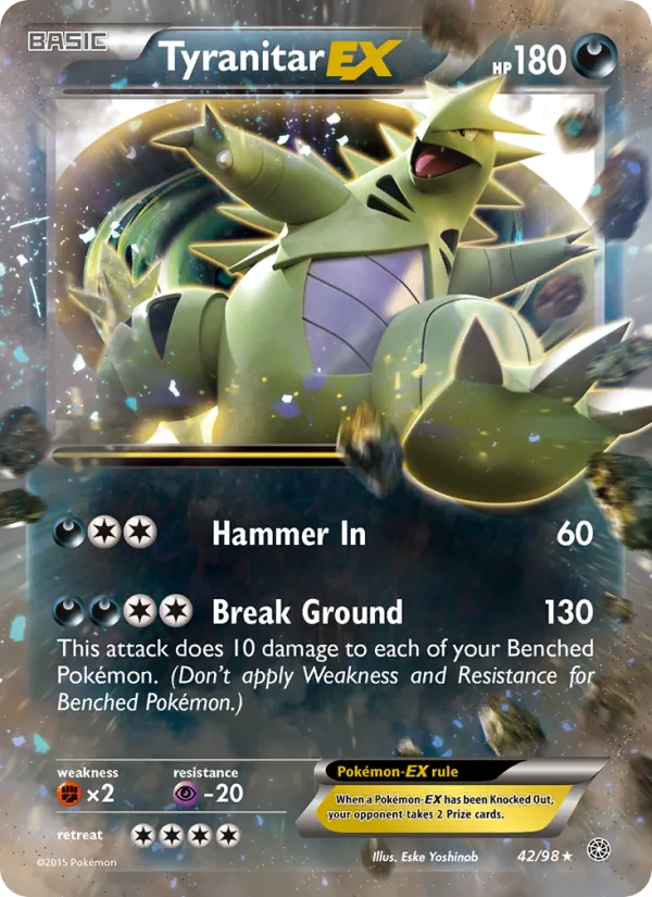 42 Tyranitar EX – Ancient Origins