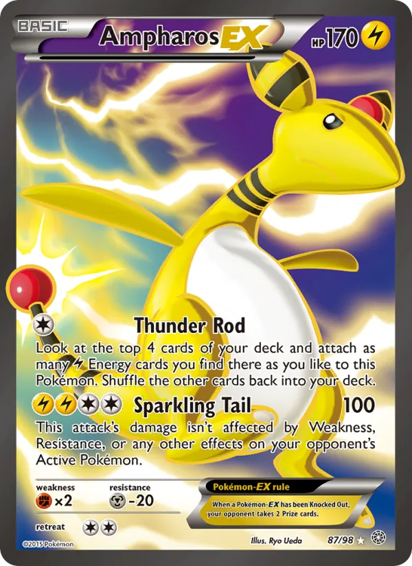 87 Ampharos EX – Ancient Origins