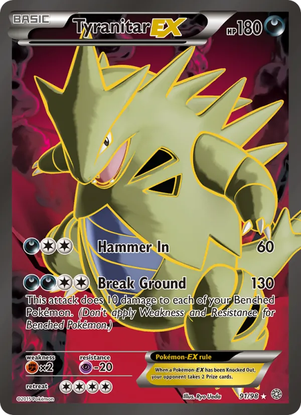 91 Tyranitar EX – Ancient Origins
