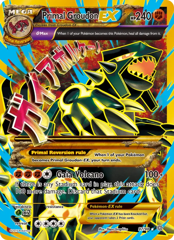 97 Primal Groudon EX – Ancient Origins