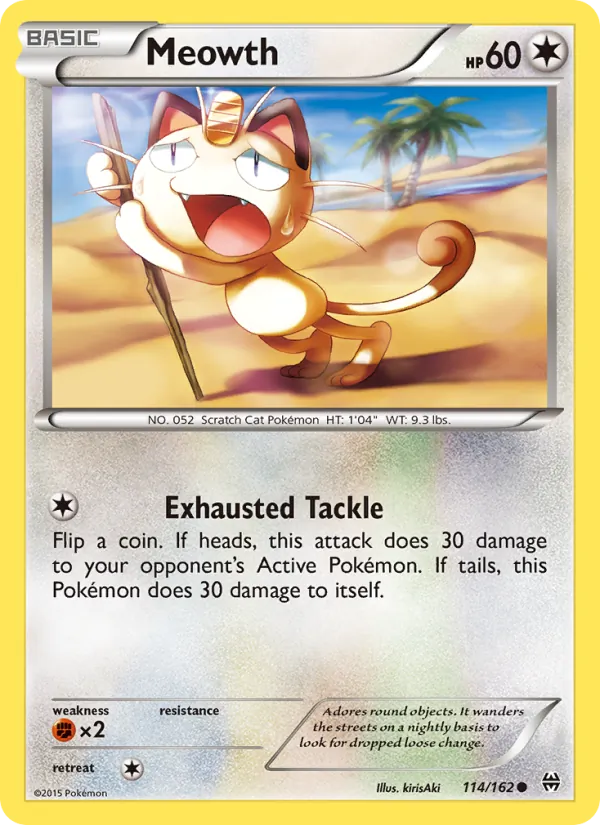 114-RH Meowth – BREAKthrough