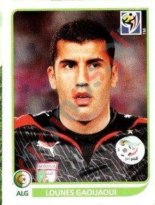 223 Lounes Gaouaoui – FIFA World Cup South Africa 2010 Panini