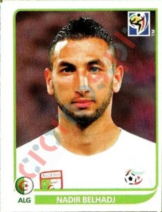 225 Nadir Belhadj – FIFA World Cup South Africa 2010 Panini