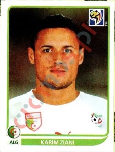 232 Karim Ziani – FIFA World Cup South Africa 2010 Panini