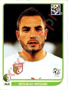 233 Mourad Meghni – FIFA World Cup South Africa 2010 Panini