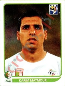 235 Karim Matmour – FIFA World Cup South Africa 2010 Panini