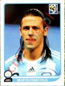 109 Martin Demichelis – FIFA World Cup South Africa 2010 Panini
