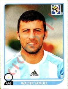 111 Walter Samuel – FIFA World Cup South Africa 2010 Panini
