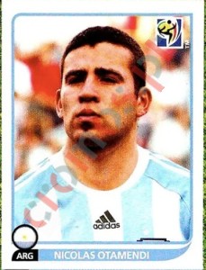 112 Nicolas Otamendi – FIFA World Cup South Africa 2010 Panini