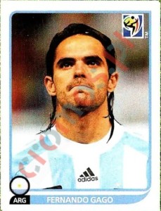 115 Fernando Gago – FIFA World Cup South Africa 2010 Panini