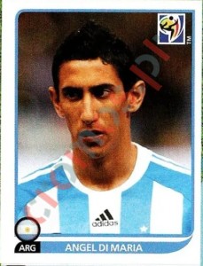 119 Angel Di Maria – FIFA World Cup South Africa 2010 Panini
