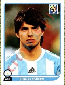 121 Sergio Agüero – FIFA World Cup South Africa 2010 Panini