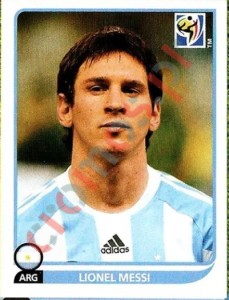 122 Lionel Messi – FIFA World Cup South Africa 2010 Panini