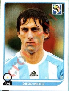 123 Diego Milito – FIFA World Cup South Africa 2010 Panini