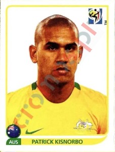 282 Patrick Kisnorbo – FIFA World Cup South Africa 2010 Panini