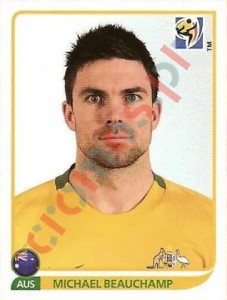 283x Michael Beauchamp – FIFA World Cup South Africa 2010 Panini