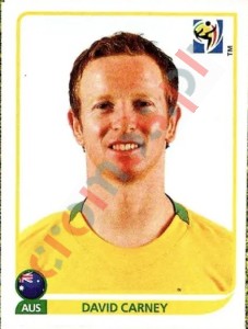 284 David Carney – FIFA World Cup South Africa 2010 Panini