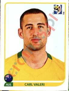 287 Carl Valeri – FIFA World Cup South Africa 2010 Panini