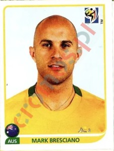 289 Mark Bresciano – FIFA World Cup South Africa 2010 Panini