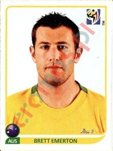 292 Brett Emerton – FIFA World Cup South Africa 2010 Panini