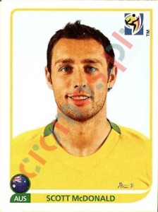 295 Scott McDonald – FIFA World Cup South Africa 2010 Panini