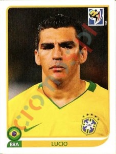 489 Lucio – FIFA World Cup South Africa 2010 Panini