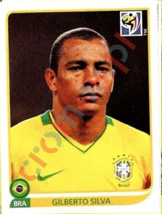 496 Gilberto Silva – FIFA World Cup South Africa 2010 Panini