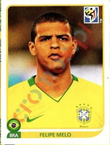 497 Felipe Melo – FIFA World Cup South Africa 2010 Panini