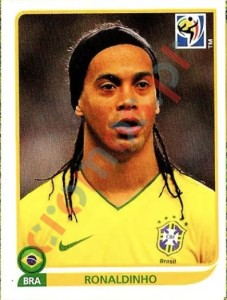 500 Ronaldinho – FIFA World Cup South Africa 2010 Panini