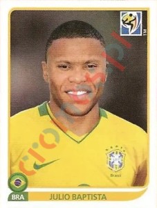 500x Julio Baptista – FIFA World Cup South Africa 2010 Panini