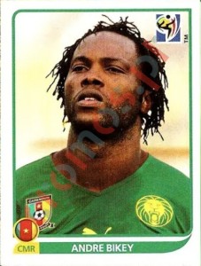 395 Andre Bikey – FIFA World Cup South Africa 2010 Panini