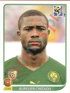 395x Aurelien Chedjou – FIFA World Cup South Africa 2010 Panini