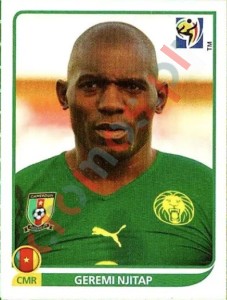 396 Geremi Njitap – FIFA World Cup South Africa 2010 Panini