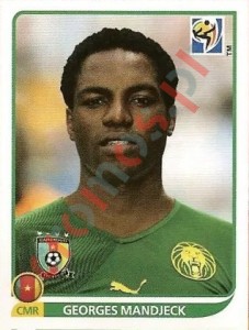 406x Georges Mandjeck – FIFA World Cup South Africa 2010 Panini
