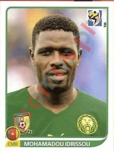407x Mohamadou Idrissou – FIFA World Cup South Africa 2010 Panini