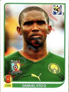 408 Samuel Eto'o – FIFA World Cup South Africa 2010 Panini