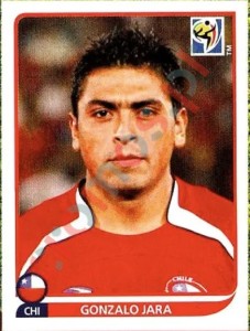 622 Gonzalo Jara – FIFA World Cup South Africa 2010 Panini