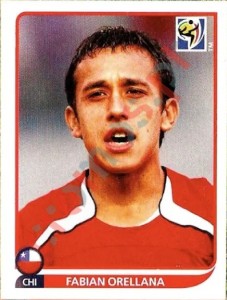 633 Fabian Orellana – FIFA World Cup South Africa 2010 Panini
