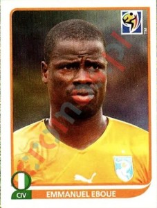 528 Emmanuel Eboue – FIFA World Cup South Africa 2010 Panini