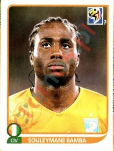531 Souleymane Bamba – FIFA World Cup South Africa 2010 Panini