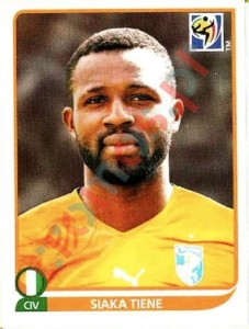 532 Siaka Tiene – FIFA World Cup South Africa 2010 Panini