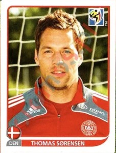 355 Thomas Sørensen – FIFA World Cup South Africa 2010 Panini